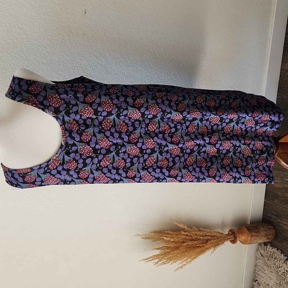 Flax Raspberry Print Reason Dress - Picture 6 of 7